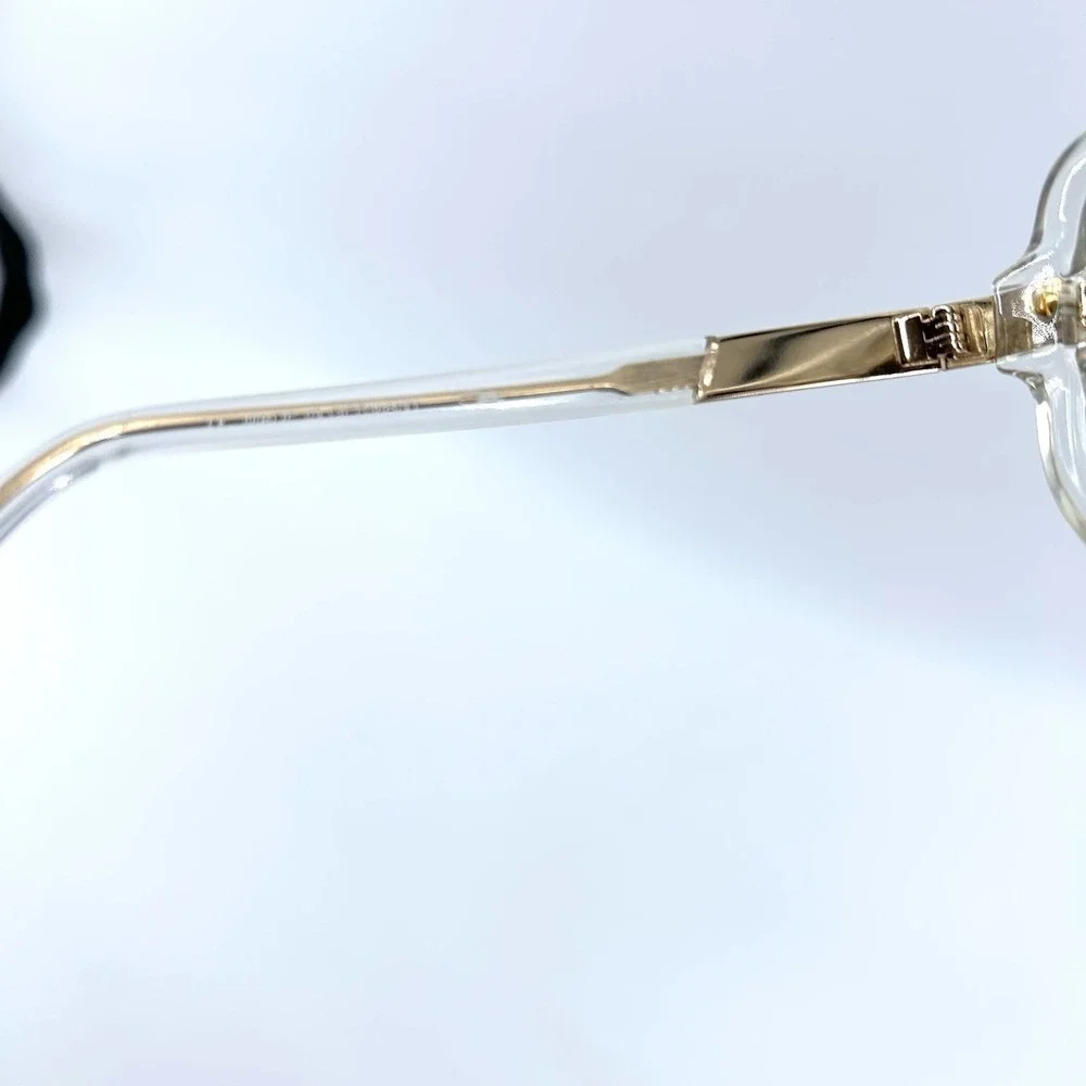 Vintage‎ Cazal Aviator Mirrored Gold Clear Mens Sunglasses Navigator Hip Hop Y2K